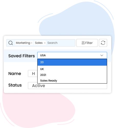 saved filters