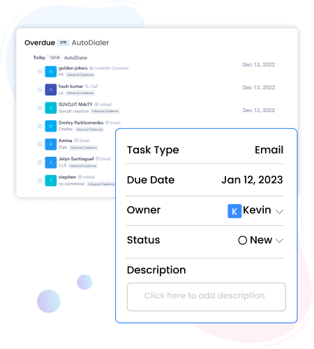 track tasks